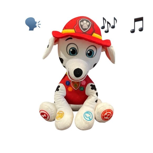 COPY - VTECH Paw Patrol Marshall's Read to Me Adventure Plush Dog NO BOOKS Works - Picture 1 of 6
